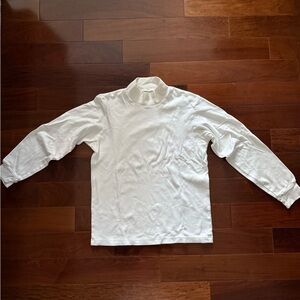 Uniqlo Cream Turtleneck Top